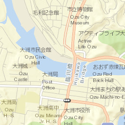 Ōzu-shi Street Map
