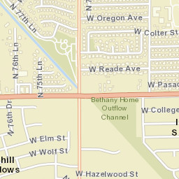 Dunhill Meadows Arizona Street Map