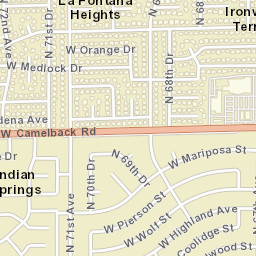 Ironwood Terrace Arizona Street Map