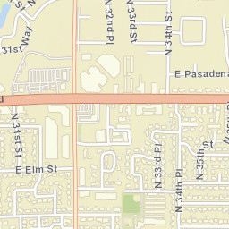 3207-3209 East Camelback Road, Phoenix, AZ Street Map