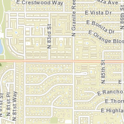 Scottsdale Arizona Street Map
