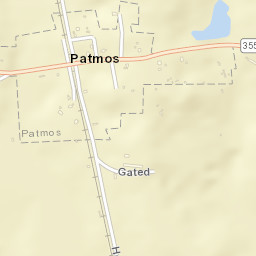 Patmos Arkansas Street Map