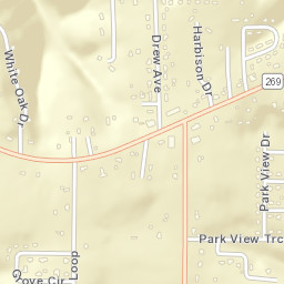 Hoagtown Alabama Street Map