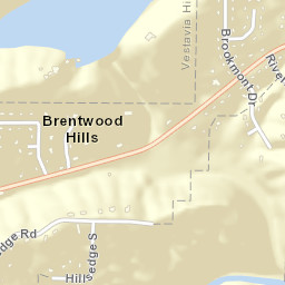 Brentwood Hills Alabama Street Map