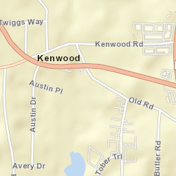 165 Kenwood Road, Fayetteville, GA 30214 Street Map
