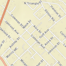 1501-1599 Goff Avenue, Orangeburg, SC Street Map