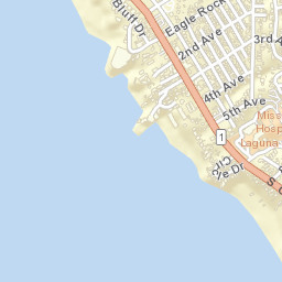 South Laguna California Street Map