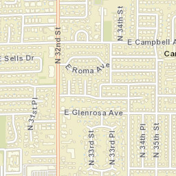 Squaw Peak Terrace Arizona Street Map