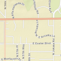 4130 N jokake Dr Scottsdale AZ Street Map