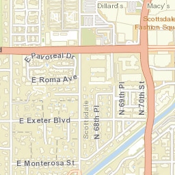 7053-7073 East 5th Avenue, Scottsdale, AZ Street Map