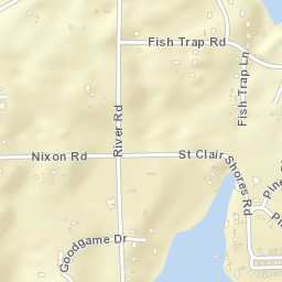 Saint Clair Shores Alabama Street Map