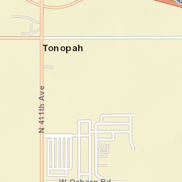 Tonopah Arizona Street Map