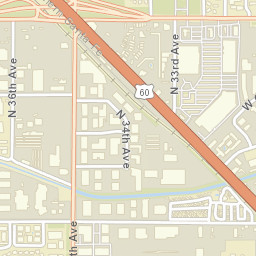 3538-3568 W Indian School Rd, Phoenix, AZ  Street Map