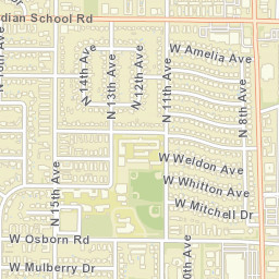 704-712 W Indian School Rd Phoenix Street Map