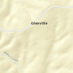 Glenville Arkansas Street Map