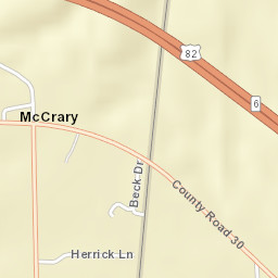 Forest Alabama Street Map