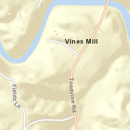 Vines Mill Alabama Street Map