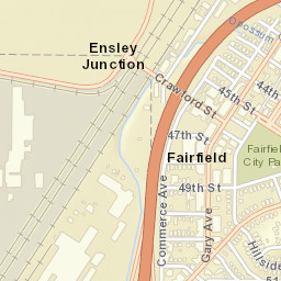 Ensley Junction Alabama Street Map