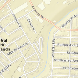 Central Park Highlands Street Map