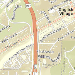 English Village Alabama Street Map