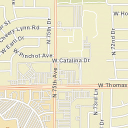 2837 North 75th Avenue, Phoenix, AZ Street Map