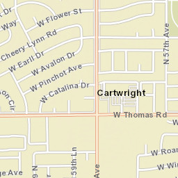 Cartwright Arizona Street Map