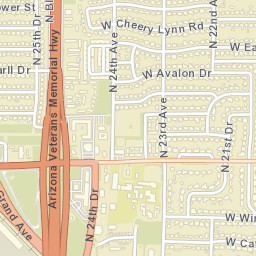 2207 W Edgemont Ave Phoenix AZ Street Map