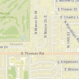 1401-1407 E Earll Dr Phoenix AZ Street Map