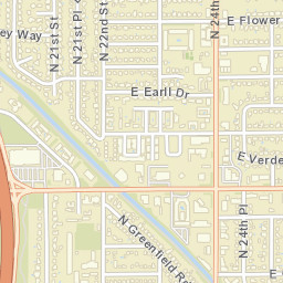 3201-3299 North 22nd Street, Phoenix, AZ Street Map