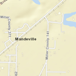 Mandeville Arkansas Street Map