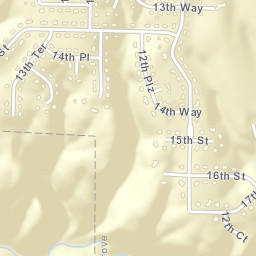 Pleasant Acres Alabama Street Map