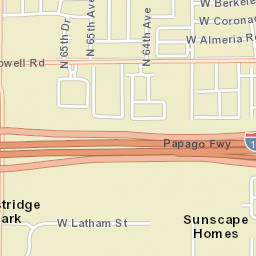 Sunscape Homes Arizona Street Map