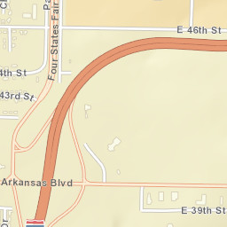 E 46th St Texarkana AR 71854 Street Map