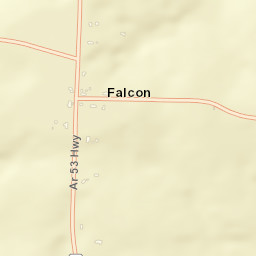 Falcon Arkansas Street Map