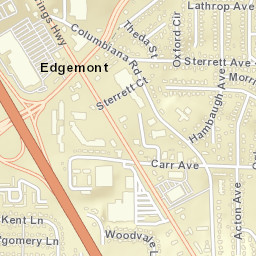 Edgemont Alabama Street Map