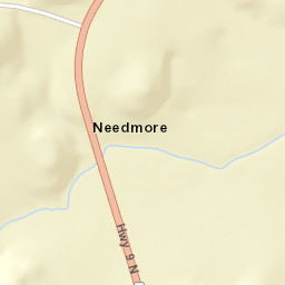 Needmore Alabama Street Map