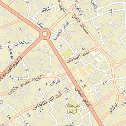 Golpayegan Street Map