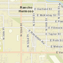 Rancho Hermoso Arizona Street Map