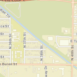 Plaza Trailer Inn Arizona Street Map