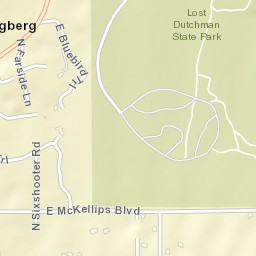 Goldfield Arizona Street Map