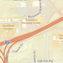 4212 Saint Michael Drive, Texarkana, TX Street Map