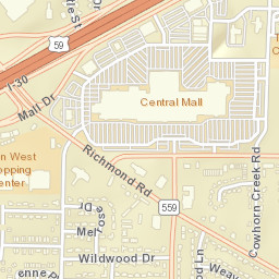 2701-2799 Weaver Place Texarkana TX Street Map