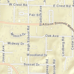 Hueytown Alabama Street Map