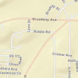 313 Broadway Avenue, Talladega, AL Street Map