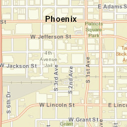 101-199 West Washington Street, Phoenix Street Map