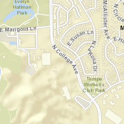 Marlborough Park Arizona Street Map