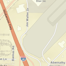 Jim Walter Drive, Texarkana, AR Street Map