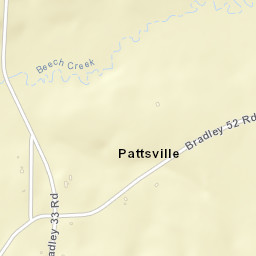 Pattsville Arkansas Street Map