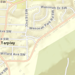 Tarpley Alabama Street Map