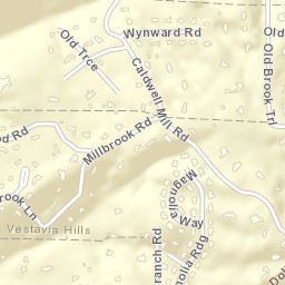 Millbrook Estates Alabama Street Map